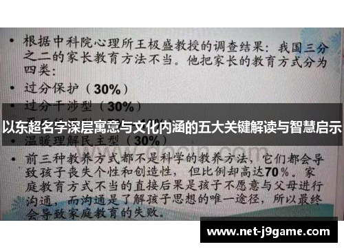 以东超名字深层寓意与文化内涵的五大关键解读与智慧启示 以东超名字深层寓意与文化内涵的五大关键解读与智慧启示